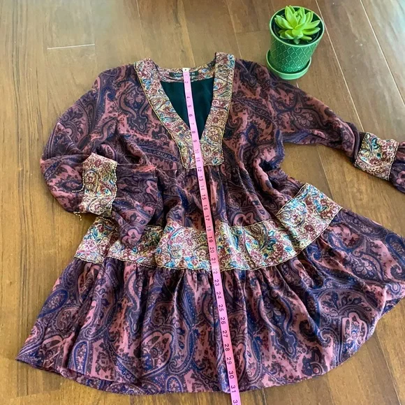 ZARA Woman Super Flowy Sheer Mini Dress | Size M - Picture 15 of 15